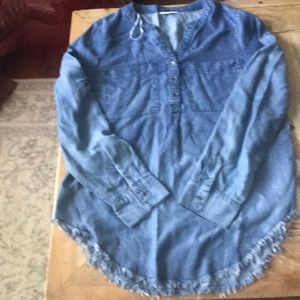 Denim top